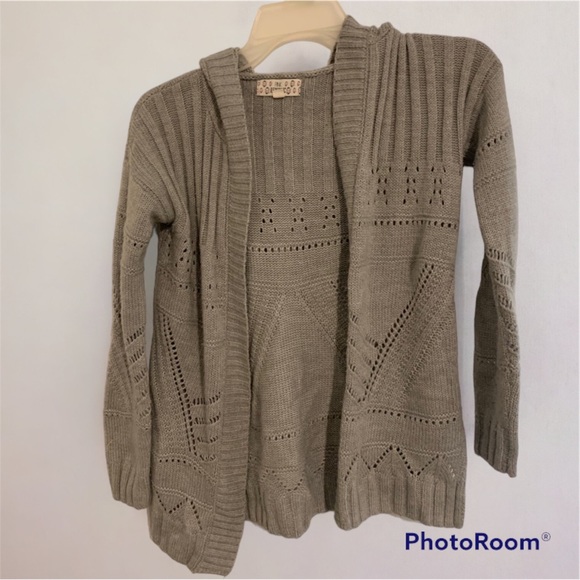 Gray Girls Cardigan sweater - Picture 1 of 2